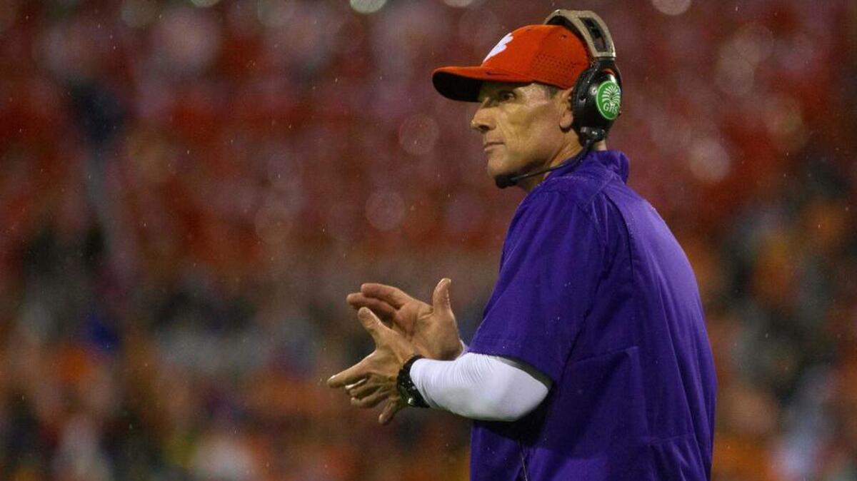 Clemson Tigers defensive coordinator Brent Venables