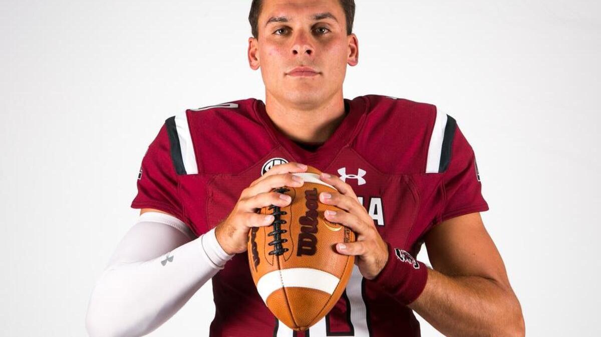 South Carolina quarterback Perry Orth