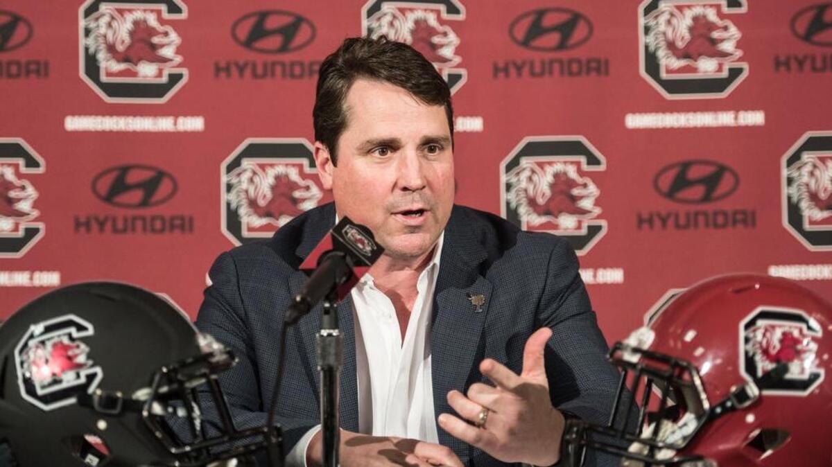 South Carolina head football coach Will Muschamp