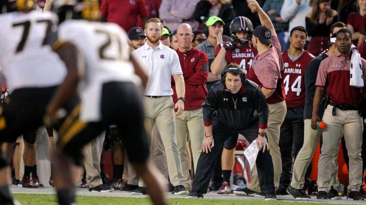 USC coach Will Muschamp will face his former school when the Gamecocks travel to Florida this week.