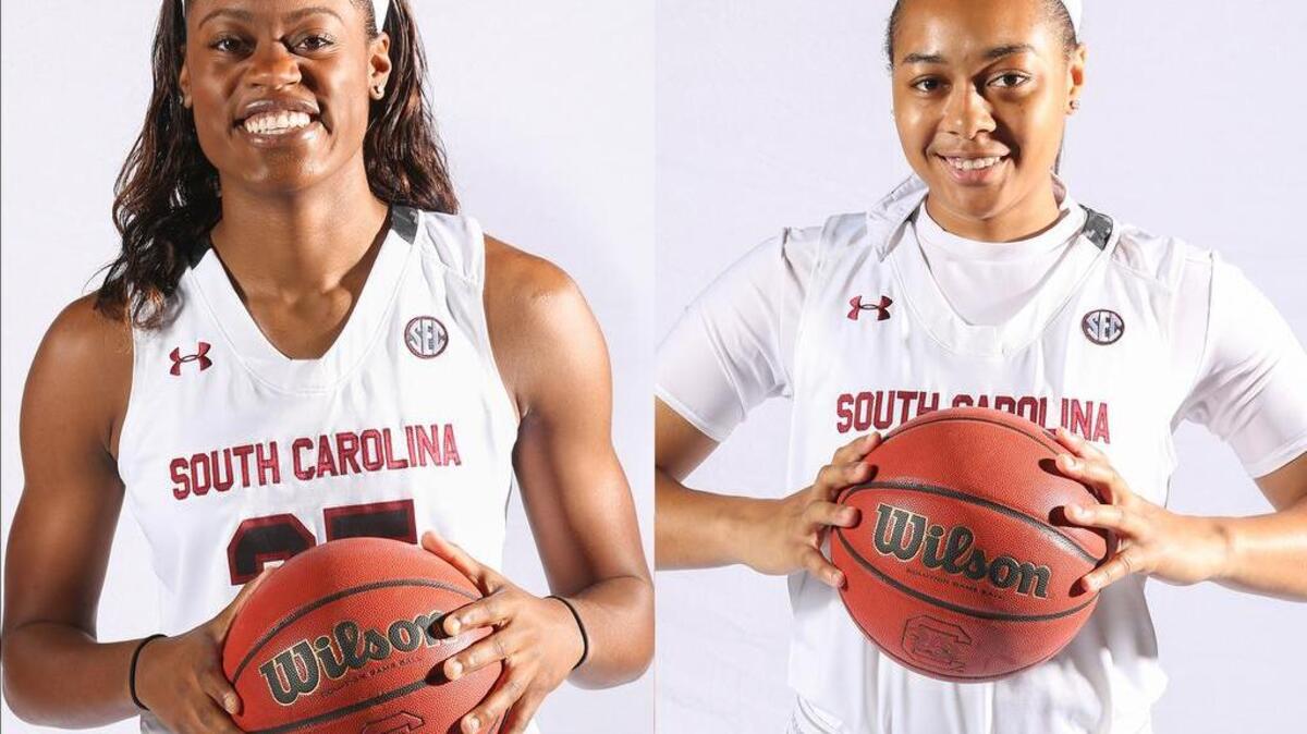 Kaela Davis and Allisha Gray