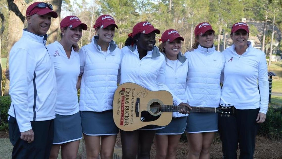 The Alabama women’s golf team won its third straight Darius Rucker Invitational.