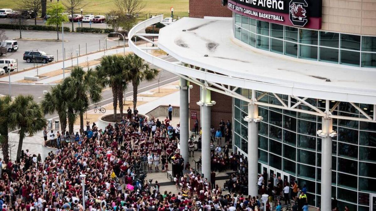 Colonial Life Arena will have a chance to pack fans from around the nation in its confines after winning an NCAA tournament bid.