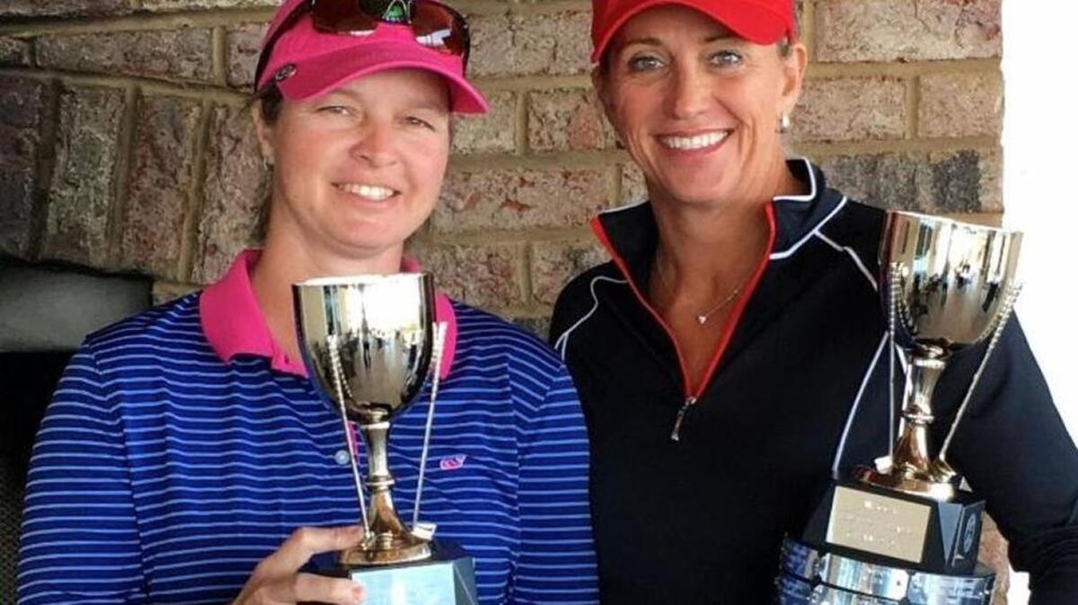 Bluffton’s Sue Churchich (right) and Dawn Woodard have won the S.C. Women’s State Team title in five of the six years they’ve been playing partners.