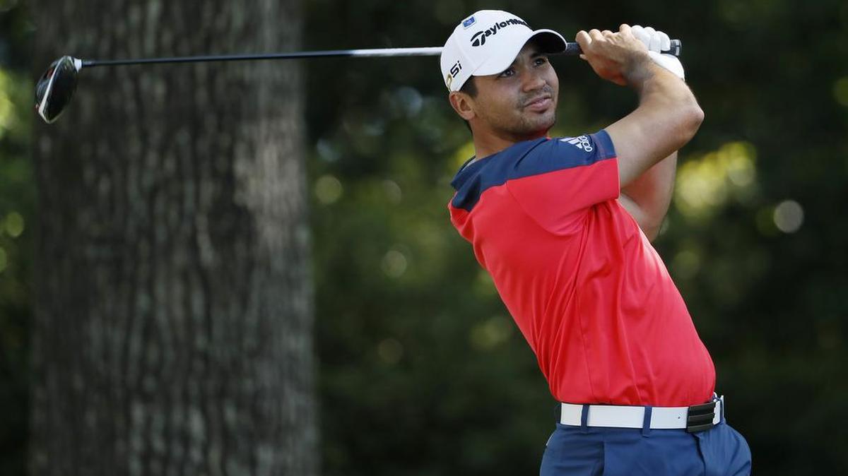 Jason Day watches his drive on the second hole during the second round of the Masters on Friday, April 8, 2016, in Augusta, Ga.