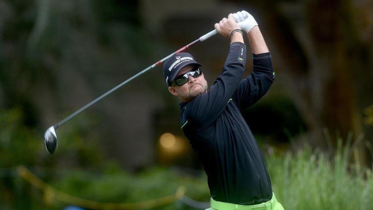 Brian Gay, shown teeing off at last year’s RBC Heritage Presented by Boeing, still holds tournament records for lowest 72-hole score and largest margin of victory.