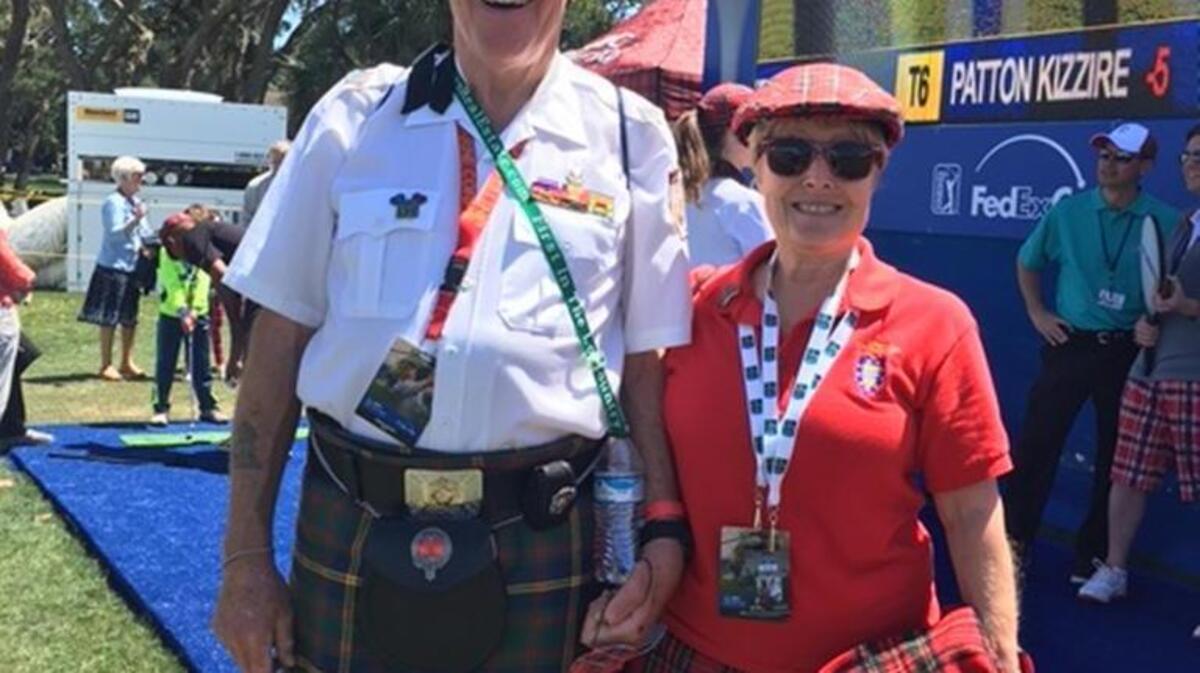 Don and Lisa Preston have been proudly sporting their plaid and attending the RBC Heritage for at least 10 years.