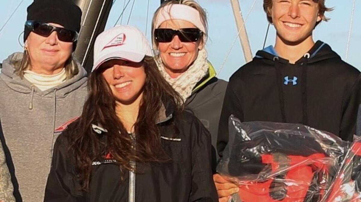 Bluffton resident and Hilton Head Prep sophomore Matthew Monts, far right, qualified for the U.S. Youth Sailing Championships last month in Clearwater, Fla.
