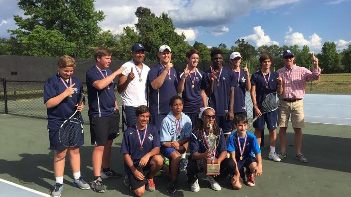 Beaufort Academy celebrates Friday’s SCISA Class 1-A title after beating Lowcountry Prep 5-1 in the final.