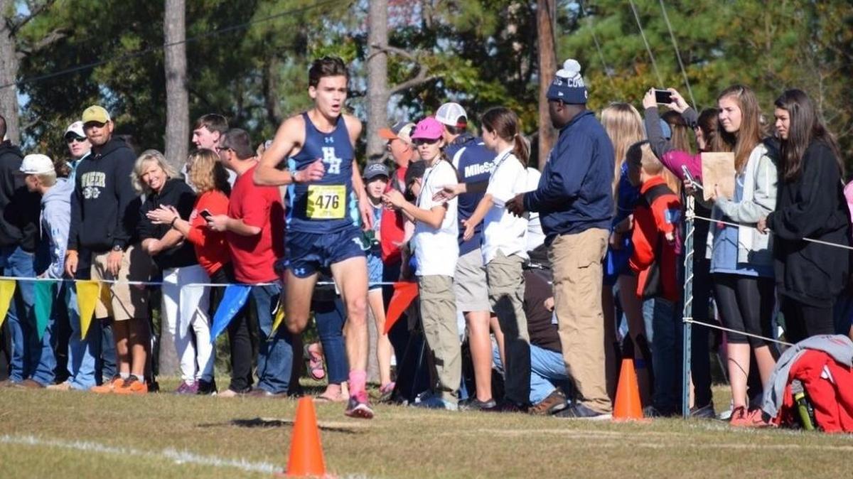 Ben Gilman captured his second consecutive individual title at the state cross country championships in Columbia, leading a 1-2 finish with his brother Sam on Nov. 5, 2016.
