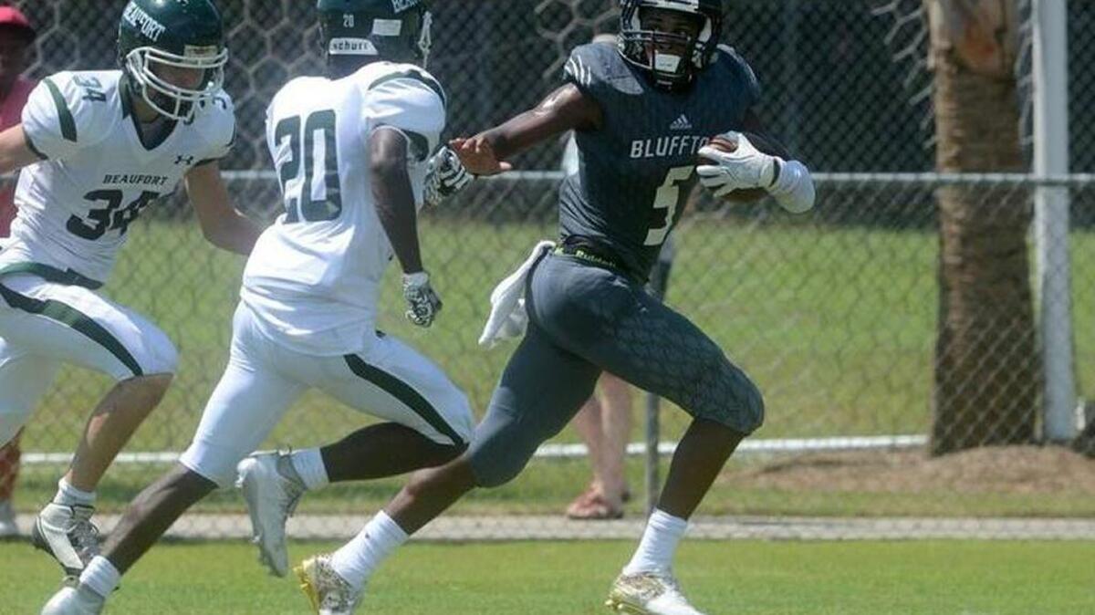 Bluffton’s Jermaine Patterson was selected to play in the Shrine Bowl on Sunday.