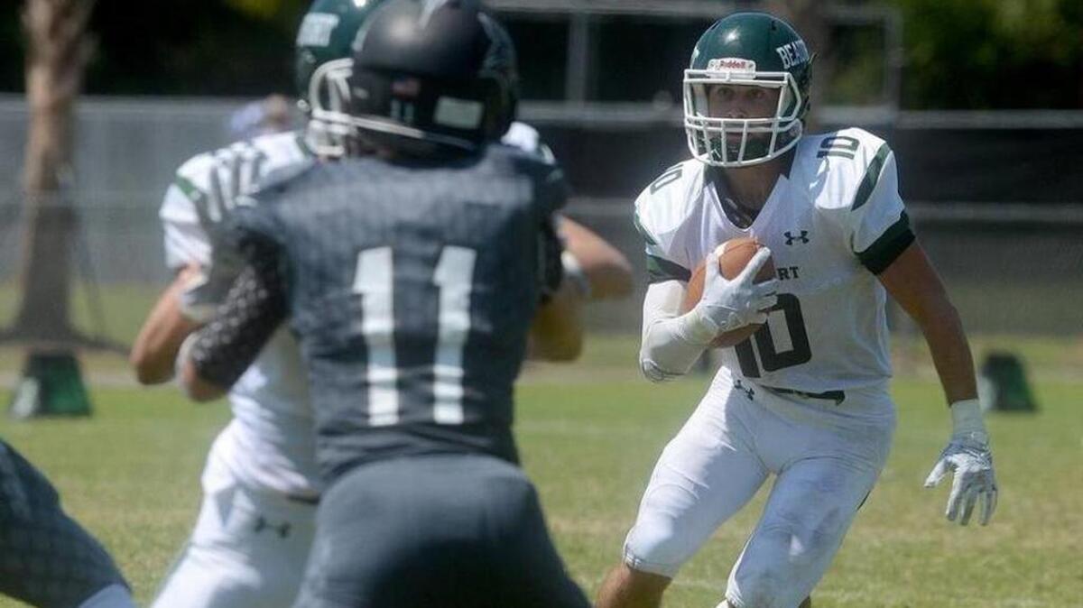 Wyatt Sherpensky, who leads Beaufort in both rushing and receiving, is one of five area players named to play in the Touchstone Energy Cooperatives Bowl.