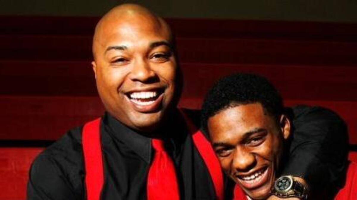 Jahmaal Nelson, left, was let go as Ridgeland-Hardeeville football coach this year. Nelson was the Island Packet 2014 Coach of the Year.