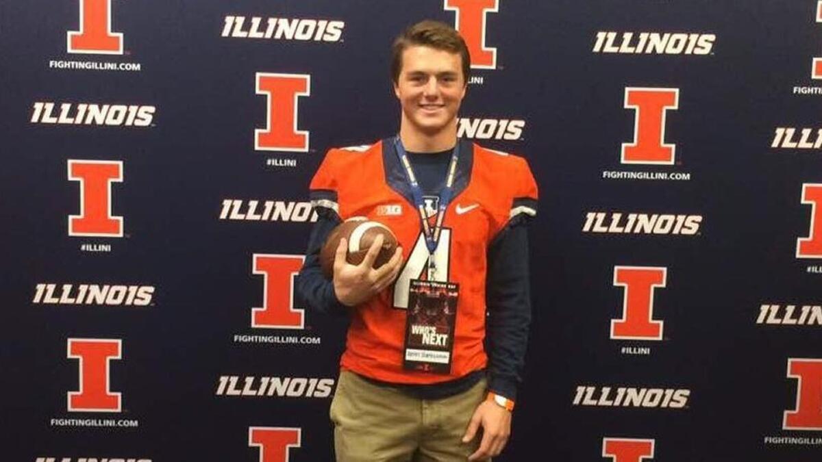 Hilton Head Christian’s James Bartholomew has a chance to play football in the Big Ten, seeing his late email blitz pay off with an invitation to walk on at Illinois.