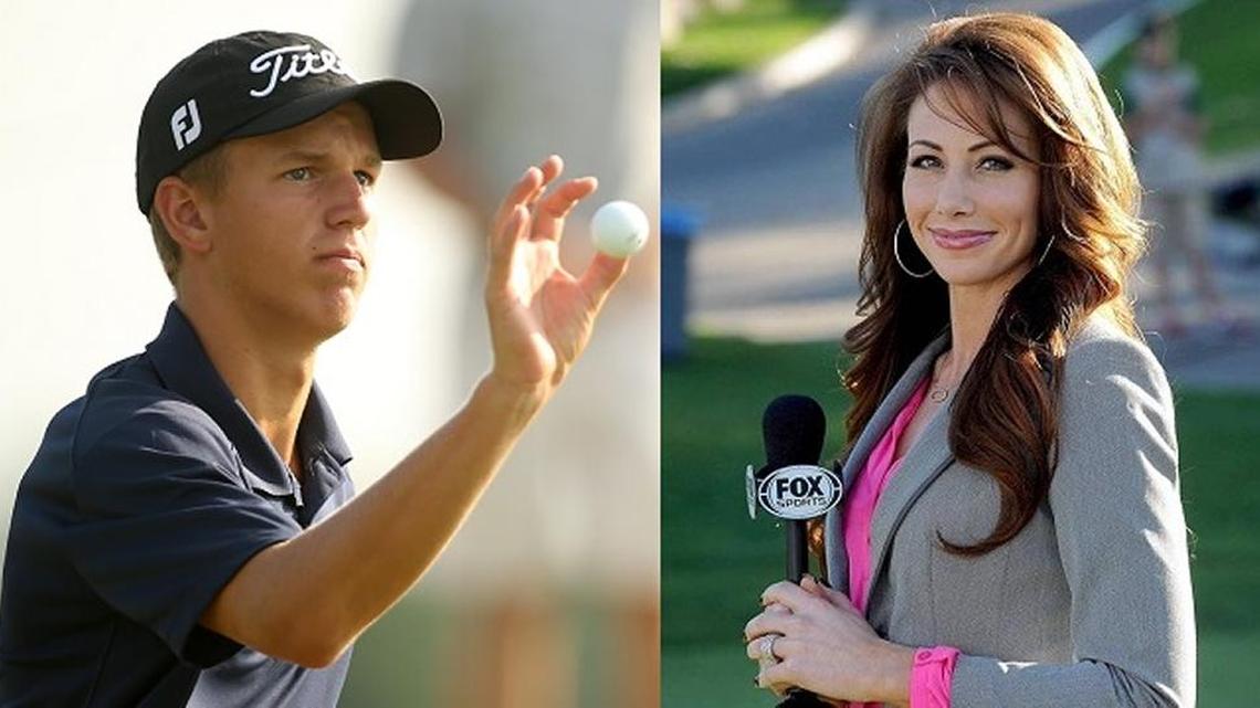 Andrew Orischak (left) and Fox Sports’ Holly Sonders won’t be getting together for that prom date after all.
