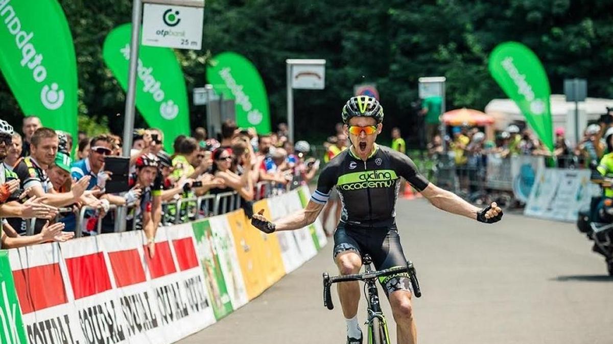 Hilton Head Island cyclist Chris Butler finished first in the penultimate stage of the Tour de Hungary, which finished with a climb up Hungary’s highest mountain.