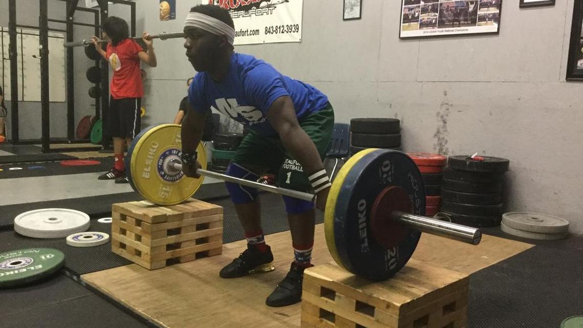 Weightlifter CJ Cummings adds to his American Open trophy haul