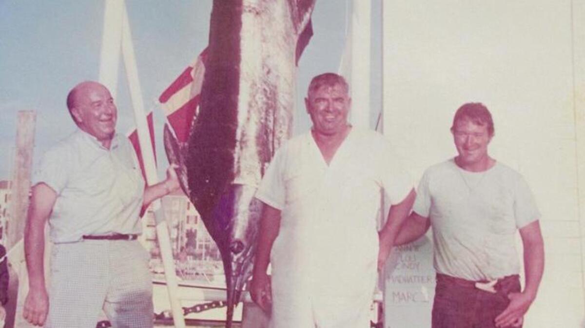 My dad, Capt. Buddy Hester and Dean Jacobs during Sea Pines Billfish Tournament in the mid 1970’s