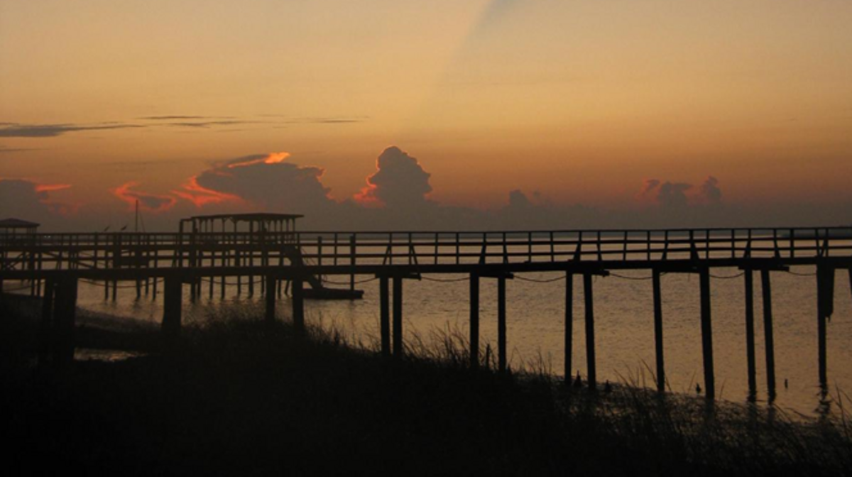 A beautiful Lowcountry sunset over the May River.