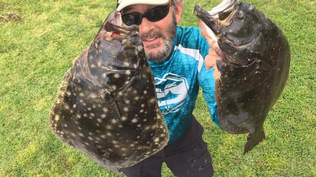 Flounder were the size of doormats after Tropical Storm Irma.