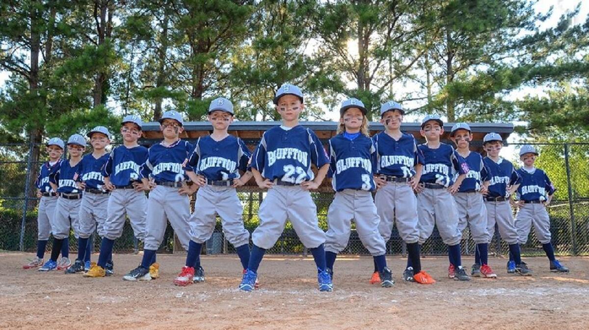Bluffton Americans AA Machine Pitch champions