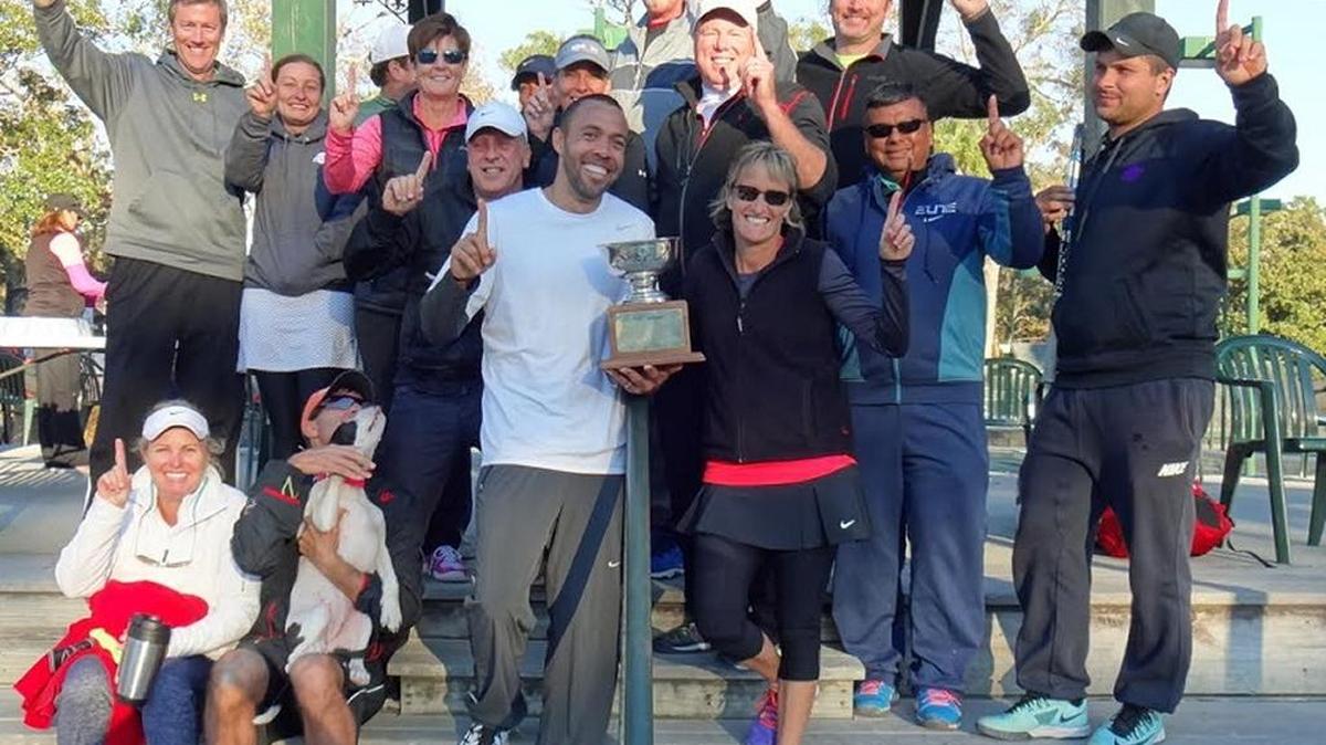 Mainland players retained the crown in the second edition of the Bridge Bowl Tennis matches on Sunday at Palmetto Dunes.